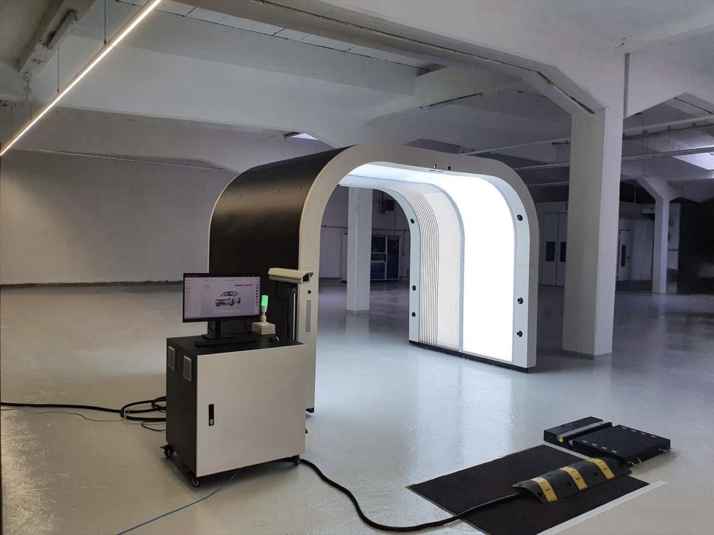 Scanner 360° — sistema completo con workstation